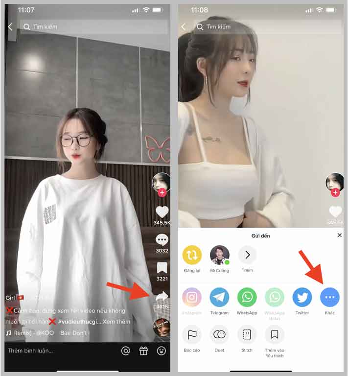 Huong dan tai video tiktok khong co logo tren iphone 2 Cách tải video TikTok không có logo trên iPhone nhanh nhất mà không cần cài phần mềm