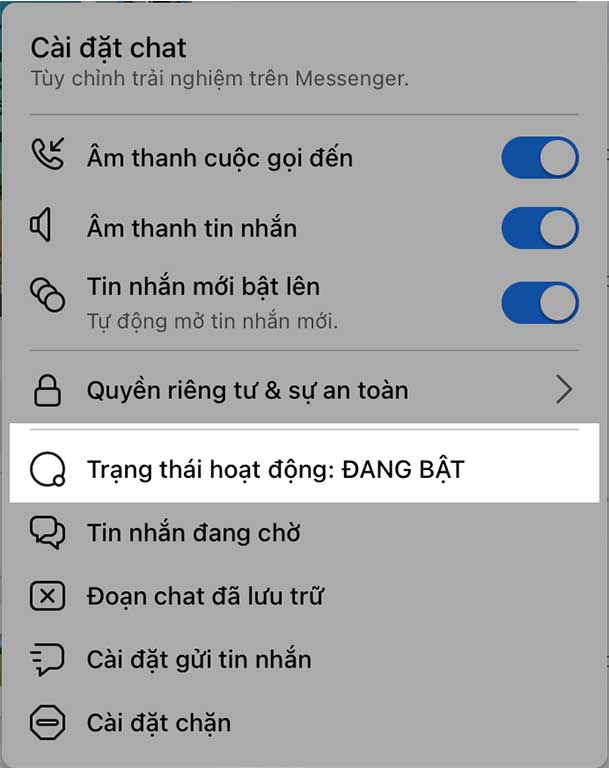 tat trang thai online messenger voi 1 nguoi 08 Cách tắt trạng thái online Messenger với 1 người trên điện thoại và máy tính