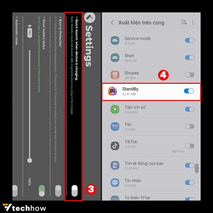 Huong dan cach bat Standby tren Android 004 Hướng dẫn cách bật Standby trên Android làm điện thoại đẹp bất ngờ